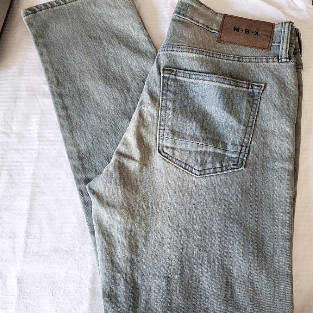 (MEN) ■ MBX Blue Jeans 30/30 NWT Slim Fit